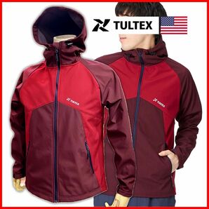 ほぼ未使用☆高機能!防風･裏ﾎﾞﾝﾃﾞｨﾝｸﾞJKT/赤系【TULTEX】送料込