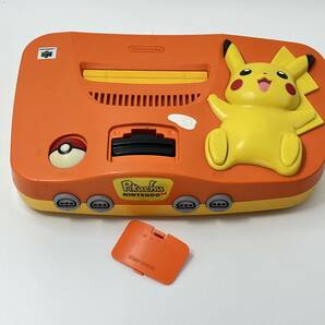 【ゲーム動作確認済み】ニンテンドー64 ピカチュウ オレンジ nintendo 64 pikachu n64 中古品の画像2