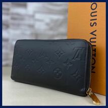 a678 ルイヴィトン １円 ★超美品★ ヴェルニ ジッピーウォレット ラウンドファスナー 長財布 ブラック 黒 Louis Vuitton ビトン_画像1