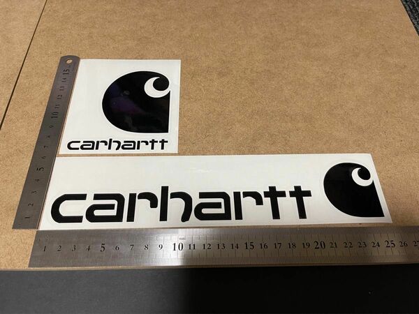 カーハート carhartt カッティング ステッカー　黒2枚