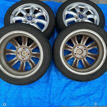 MINILITE ミニライト　15×4.5J＋45　4×100　グッドイヤー EAGLE LS2000 165/55R15 2020年製　中古_画像6