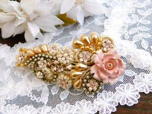 Michael Negrin Michal Negrin pink. rose. barrette Teasgarden N8248