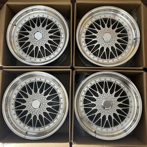 20インチメッシュマルチPCDホイール (20x9.5J+35)5x112/114.3 ハブ 73.1レクサス アルファード クラウン ベンツ BMW セルシオ 最終値下げ