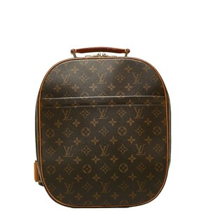 ルイ ヴィトン モノグラム パックオール サックアド ショルダーバッグ M51132 ブラウン PVC レザー レディース LOUIS VUITTON 【中古】