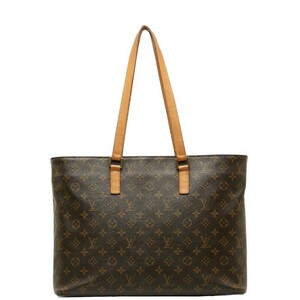 ルイ ヴィトン モノグラム ルコ トートバッグ ショルダーバッグ M51155 ブラウン PVC レザー レディース LOUIS VUITTON 【中古】