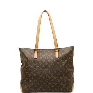 ルイ ヴィトン モノグラム カバメゾ ショルダーバッグ トートバッグ M51151 ブラウン PVC レザー レディース LOUIS VUITTON 【中古】