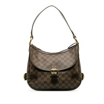 ルイ ヴィトン ダミエ ハイバリー ハンドバッグ ショルダーバッグ N51200 ブラウン PVC レザー レディース LOUIS VUITTON 【中古】_画像1