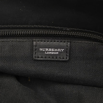 バーバリー ノバチェック ハンドバッグ ベージュ ブラック キャンバス レザー レディース BURBERRY 【中古】_画像7