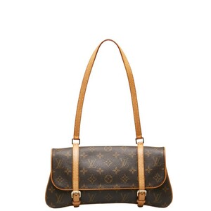 ルイ ヴィトン モノグラム マレル ハンドバッグ ワンショルダーバッグ M51157 ブラウン PVC レザー レディース LOUIS VUITTON 【中古】