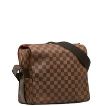 ルイ ヴィトン ダミエ ナヴィグリオ 斜め掛け ショルダーバッグ N45255 ブラウン PVC レザー レディース LOUIS VUITTON 【中古】_画像2