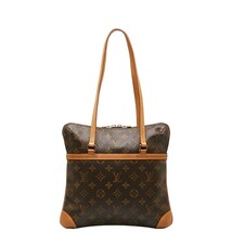 ルイ ヴィトン モノグラム クーサンGM ショルダーバッグ M51141 ブラウン PVC レザー レディース LOUIS VUITTON 【中古】_画像3