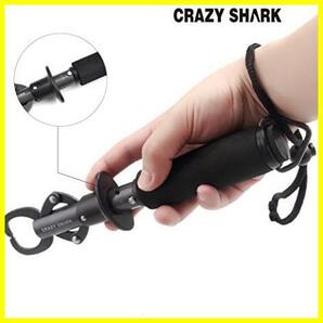 ★ガンメタル★ CRAZY SHARK フィッシュグリップ フィッシュキャッチャー 魚掴み器 魚つかみ 軽量フィッシュグリッパー ステンレスの画像4