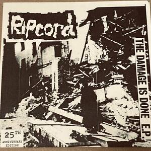 再発 Ripcord damage is パンク ハードコア punk hardcore thrash heresy