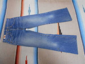 1970 period made BIG JOHN Big John indigo bell bottom Indigo dyeing Vintage hipi- Bob ti Ran HIPPIE VINTAGE