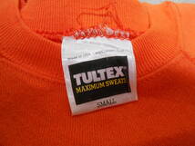 １９８０年代 TULTEX ビンテージ 外縫いラグランスリーブ スウェット MADE IN USA VINTAGE FOOTBALL カレッジ アスレティック_画像6