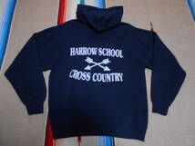 HARROW SCHOOL ENGLAND CROSS COUNTRY ATHLETIC DEPTイギリス ハロウスクール カレッジ アスレティック スウェット パーカー フットボール_画像1