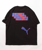 【新品未使用】 定価7150円 PUMA × PERKS AND MINI コラボ レア Wネーム 半袖Tシャツ ブラック S オーバーサイズ P.A.M. プーマ _画像9