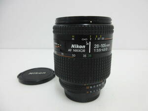 中古 カメラレンズ ニコン NIKON AF NIKKOR 28-105mm F3.5-4.5 D ※動作未確認 ／F