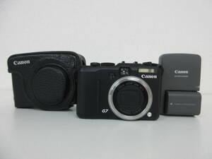 中古 カメラ Canon キャノン PowerShot G7 PC1210 ZOOM LENS 6× IS 7.4-44.4mm 1:2.8-4.8 デジタルカメラ ※通電のみ確認済 ／K