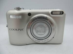 中古 カメラ Nikon COOLPIX L28 4.6-23.0mm 1:3.2-6.5 コンパクトデジタルカメラ ※通電のみ確認済 ／U