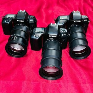 【説明文必読】 一眼レフ フィルムカメラ Nikon ニコン F70 レンズセット ３セット まとめ売り お買い得品