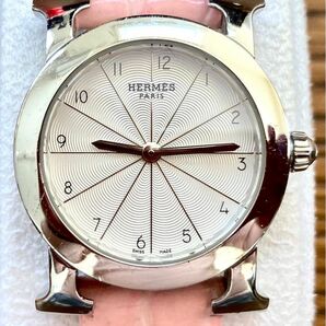 HERMES エルメス Hウォッチ ロンド HR1.210 レディース 極美品