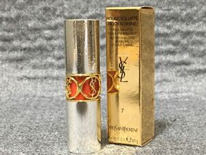 G4C130*ivu* sun rolan YSL rouge voryupte lock car in 7 RED SHOW lipstick 3.5g