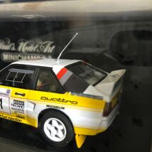 ミニカー ミニチャンプス アウディ スポーツ クアトロ　1/43 ラリー　アクロポリス　1985 Winners Blomquist/Cederberg_画像6