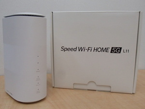 KDDI ZTE Speed Wi-Fi HOME 5G L11 ZTR01SWA ホワイト 判定△ ＃61565...