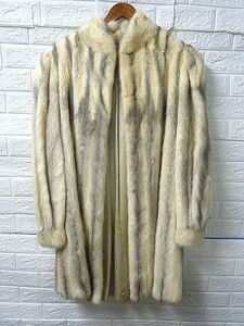 (t207) 現状品 FURCLUB コレクション リアルファー ミンク コート 着丈90cm ロングコート オーバーサイズ 毛皮 ファッション 