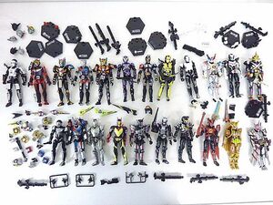 t151② 現状品 仮面ライダー 装動 等 食玩 アクション フィギュア 様々 まとめ 22体+パーツ ゼロワン/最光/セイバー/シノビ/エグゼイド/他