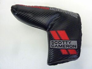 t216 美品 スコッティキャメロン SCOTTY CAMERON パター ヘッドカバー ブラック Titleist タイトリスト golf ゴルフ パター用 カバー