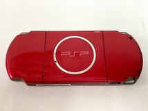 管20716 SONY ソニー PlayStation Portable 本体 PSP 3000 レッド 赤 ソフト 1本 .hack//Link ソフトケース 付き ゲー厶機_画像6