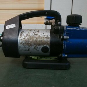 ☆【2F1220-14】 TASCO タスコ 真空ポンプ TA150SB 100V ウルトラミニツーステーUltra Mini Vacuum Pump ジャンクの画像4