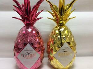 [2 pcs set ]Piaq Gold pini .k Gold & rose each 17° 750ml new goods 