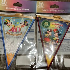 ディズニー 40周年 ドリームガーランド 2枚セット