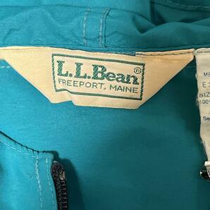 80's LLBean エルエルビーン USA製 アメリカ製 アノラックパーカー 2XL エメラルドグリーン ワンポイント 80年代ヴィンテージ 3315の画像7