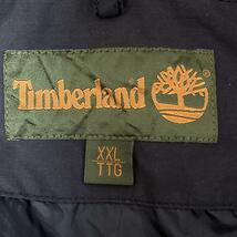 00's Timberland ティンバーランド マウンテンパーカー フーディ 2XL 黒 ブラック ワンポイント 刺ロゴ Y2K US古着 アメカジ HTK3498_画像8