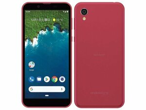 SIMフリー 白ロム Android One S5 32GB ローズピンク S5-SH SIMロック解除み スマートフォン 格安SIMもOK 判定〇 充電ケーブル付き★美品