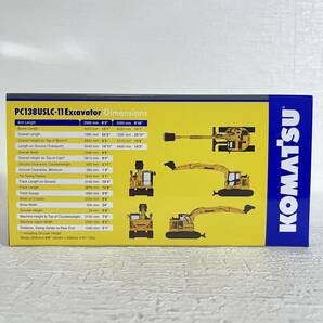 コマツ KOMATSU PC138USLC-11 １/50 ミニカー 4-12の画像7