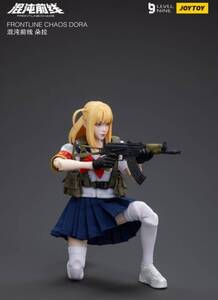 ☆新品　1/12　女性アクションフィギュア　FRONTLINE CHAOS DORA　JOYTOY　女子高生　ミリタリー