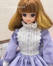 *Forget-me-not*☆送料無料☆ ねこ耳花柄ワンピースセット☆ジェニーサイズ☆手づくり☆handmade☆一点物☆_画像9