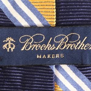 USA製 100% シルク ブルックスブラザーズ メイカーズ ネクタイ / BROOKS BROTHERS MAKERS レジメンタル ストライプ ビジネス ブランド タイの画像7