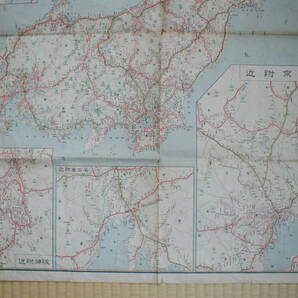 最新大日本鉄道地図 東京日日新聞付録 昭和5年 朝鮮満洲及山東省 台湾の画像3