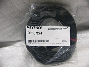 ★新品★ KEYENCE OP-87274 M12/4ピンL字コネクタケーブル10m 端末バラ線 複数有