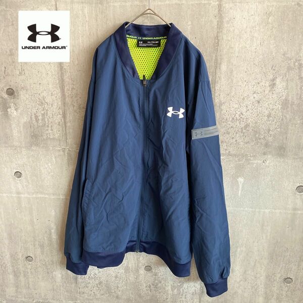 【UNDER ARMOUR】美品！ナイロンジャケット オーバーサイズ