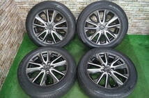 美品★ マツダ 純正 CX-5 CX-8 MPV MX-30 ★7J+50 5H114.3★8分山 夏用 Bridgestone Ecopia 235/55R18 4本_画像2