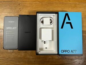 ★送料無料★新品未使用　 OPPO A77 ブルー SIMフリー 128GB 