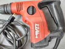 中古品☆HILTI　100Vハンマードリル　TE6-S＆TE6-DRS集じんシステム付　　はつりハツリ　削岩機　電動工具　動作品_画像3