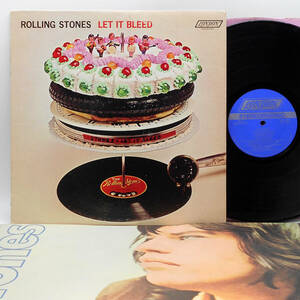 ★1円開始★US ORIG LP★ROLLING STONES/Let It Bleed 1969年 極初期1969年11月カッティング刻印 音圧凄 ポスター&インナー付 米盤が最初期